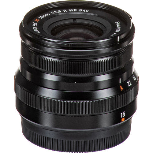 Fujifilm XF 16mm F2.8 R WR Lens (Black)