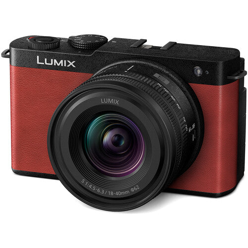 Panasonic Lumix DC-S9N Mirrorless Camera Body with 18-40mm F/4.5-6.3 Lens (Red)