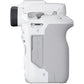 Canon EOS R50 Body with RF 18-45mm Lens (White)