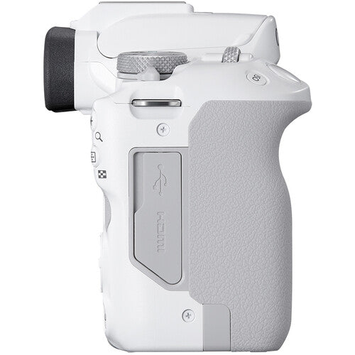 Canon EOS R50 Body with RF 18-45mm Lens (White)