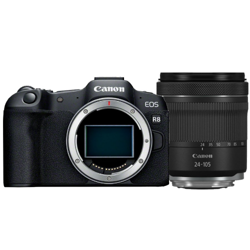 Canon EOS R8 Body with RF 24-105mm F4-7.1 IS STM Lens