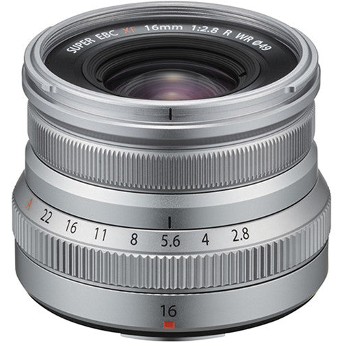 Fujifilm XF 16mm F2.8 R WR Lens (Silver)