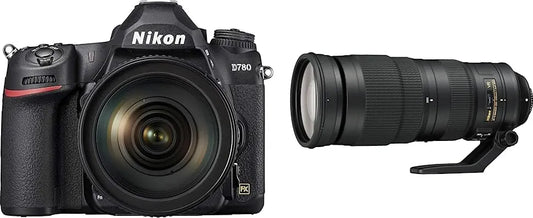 Nikon D780 Camera With 24-120mm + 200-500mm F5.6E ED VR Camera Lens
