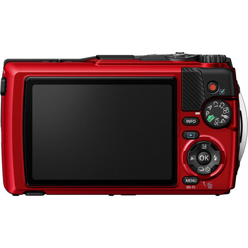 OM System Tough TG-7 Digital Camera (Red)