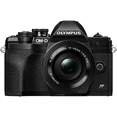 Olympus OM-D E-M10 Mark IV Body with (14-42mm EZ) (40-150mm) Black