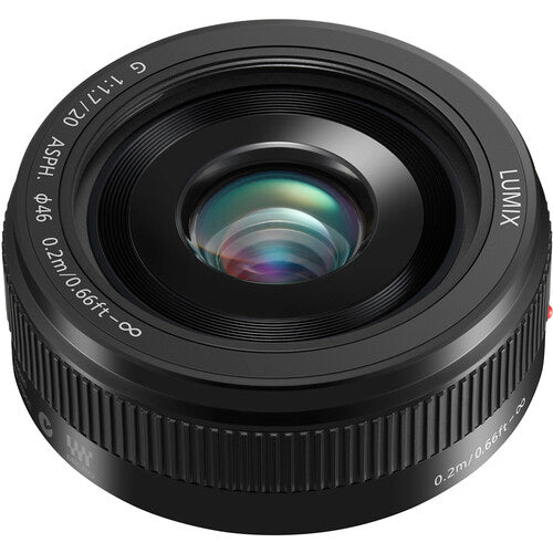Panasonic LUMIX G 20mm F/1.7 II ASPH Lens (Black)