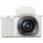 Sony ZV-E10 II Mirrorless Camera with 16-50mm Lens (White)